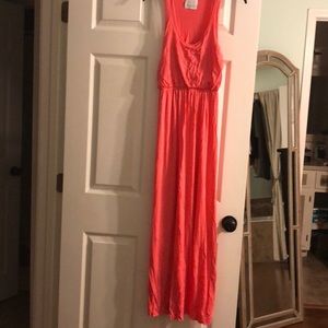 Coral Maxi Dress